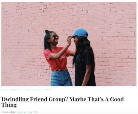 Dwindling Friend Group